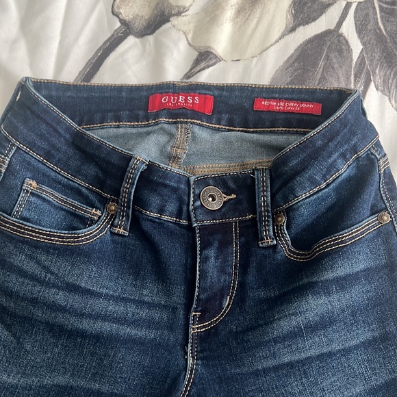 Guess Jeans Medium Rise Curvy Skinny Sienna Curvy Fit size 25 - Picture 2 of 6